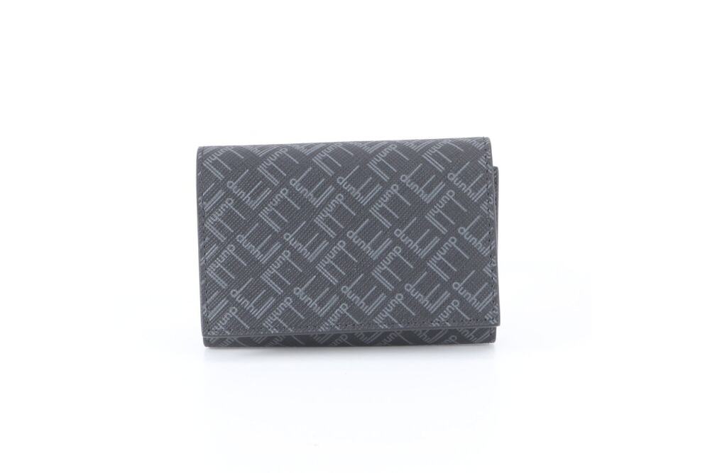 Dunhill Black Signature Coated Canvas 6-Hook Key Case